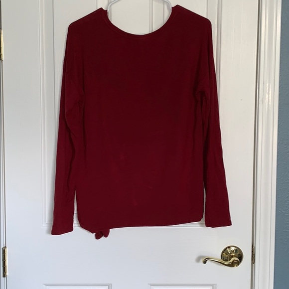Red Long Sleeve Top - Picture 5 of 5